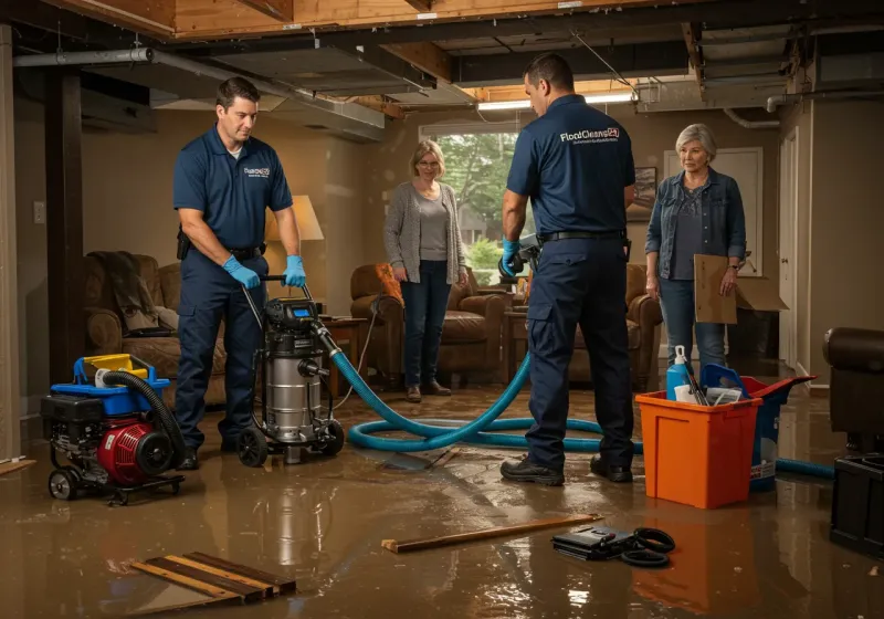 Basement Water Extraction and Removal Techniques process in Gibsonville, NC