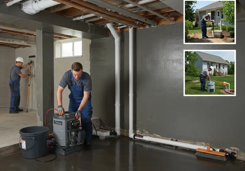Basement Waterproofing and Flood Prevention process in Gibsonville, NC
